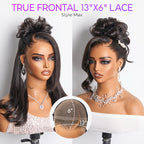 Glueless HD Lace Loose Wave T-Part Lace Human Hair Wig 250% Density | 10"-28"