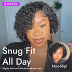 Glueless HD Lace Pixie T-Part Lace Human Hair Wig | 8"-14"