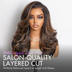 Glueless HD Lace Layered T-Part Lace Human Hair Wig - Red | 10"-28"