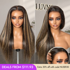 Glueless Straight T-Part Lace Human Hair Wig - Blonde | 10"-28"