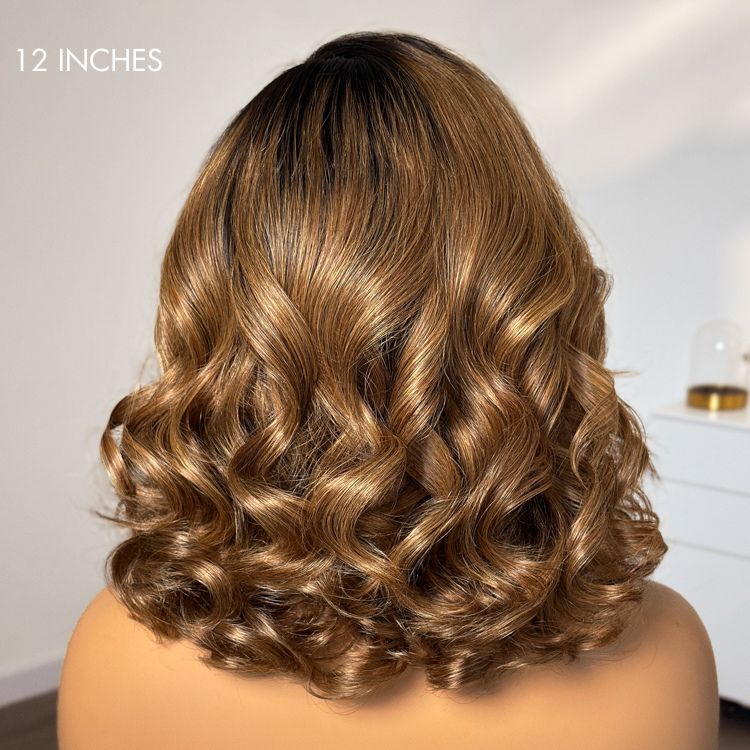 Glueless Loose Wave 5X5 Closure Human Hair Wig - Red | 10"-28"