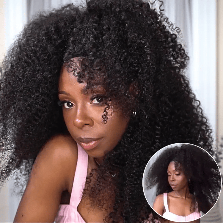 Glueless Curly Human Hair Wig | 10"-28"