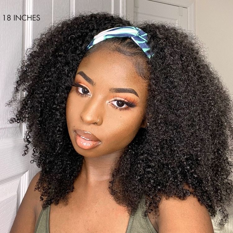 Glueless Curly Human Hair Wig | 10"-28"