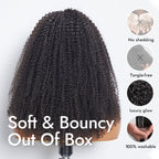 Glueless Curly Human Hair Wig | 10"-28"