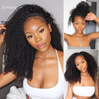 Glueless Curly Human Hair Wig | 10"-28"