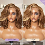 Glueless Loose Wave 13X6 Frontal Human Hair Wig - Red | 10"-28"