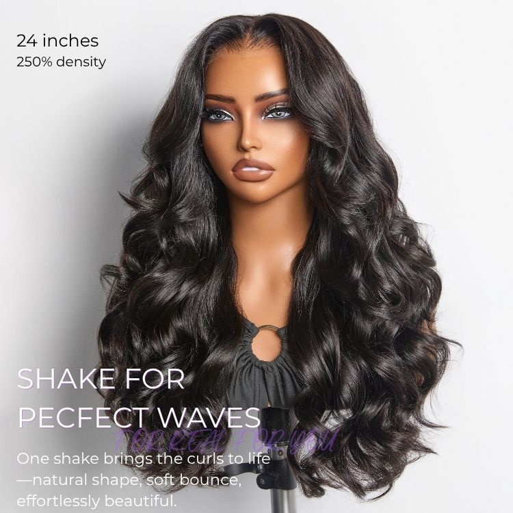 Glueless HD Lace Loose Wave T-Part Lace Human Hair Wig 250% Density | 10"-28"