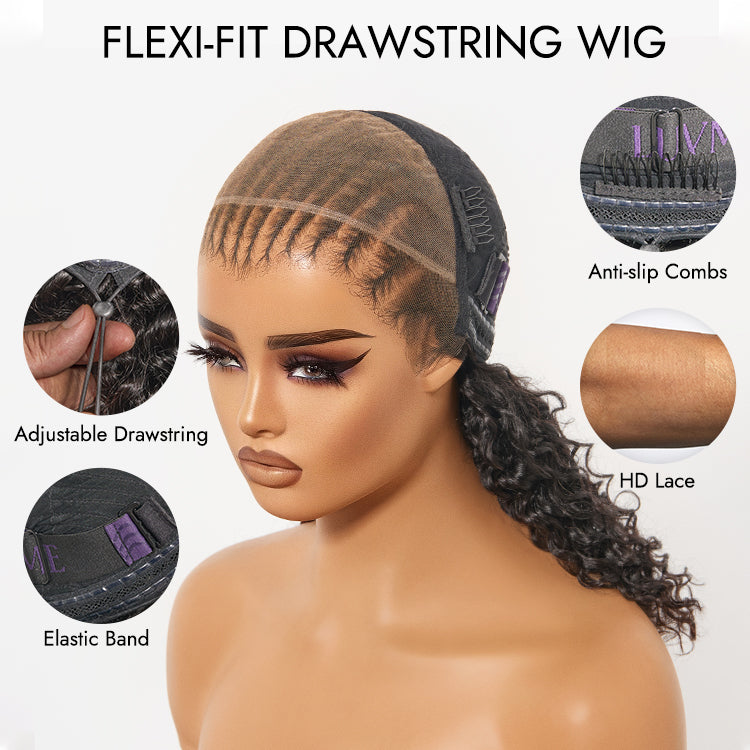 Glueless HD Lace Braided T-Part Lace Human Hair Wig - Blonde | 10"-28"