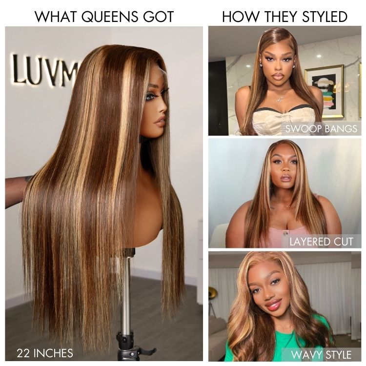 Glueless HD Lace Straight T-Part Lace Human Hair Wig - Red 180% Density | 10"-28"