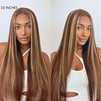 Glueless HD Lace Straight T-Part Lace Human Hair Wig - Red 180% Density | 10"-28"