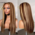 Glueless HD Lace Straight T-Part Lace Human Hair Wig - Red 180% Density | 10"-28"