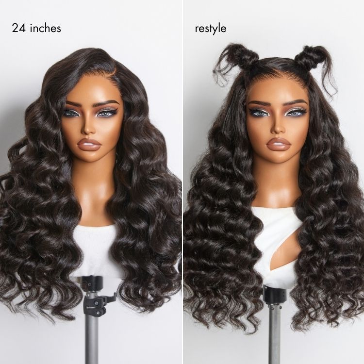 Glueless HD Lace Curly T-Part Lace Human Hair Wig 200% Density | 10"-28"