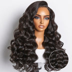 Glueless HD Lace Curly T-Part Lace Human Hair Wig 200% Density | 10"-28"