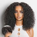 Glueless Curly T-Part Lace Human Hair Wig 200% Density | 10"-28"
