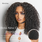 Glueless Curly T-Part Lace Human Hair Wig 200% Density | 10"-28"