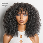 Glueless Curly T-Part Lace Human Hair Wig 200% Density | 10"-28"