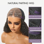 Glueless Curly T-Part Lace Human Hair Wig 200% Density | 10"-28"