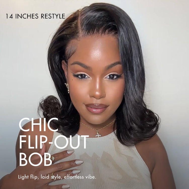 Glueless Bob 13X4 Frontal Human Hair Wig | 8"-14"