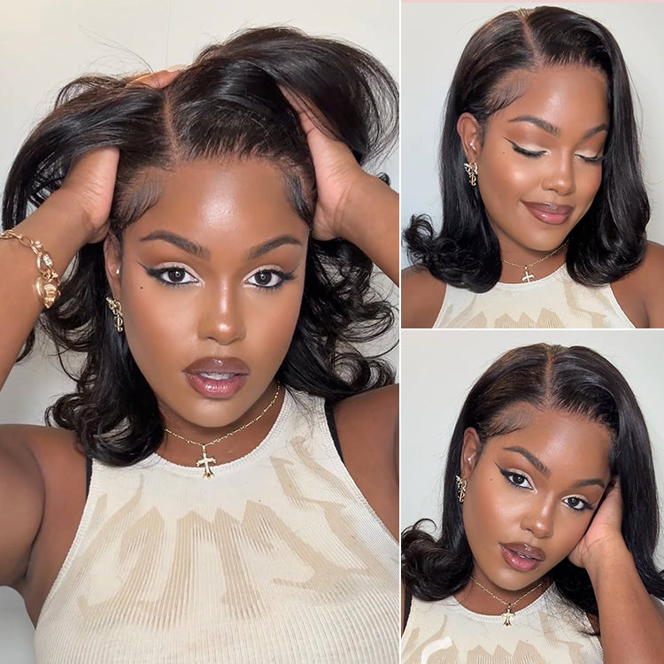 Glueless Bob 13X4 Frontal Human Hair Wig | 8"-14"