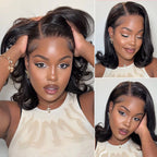 Glueless Bob 13X4 Frontal Human Hair Wig | 8"-14"