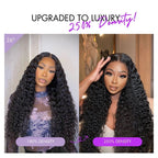 Glueless Curly T-Part Lace Human Hair Wig 250% Density | 10"-28"