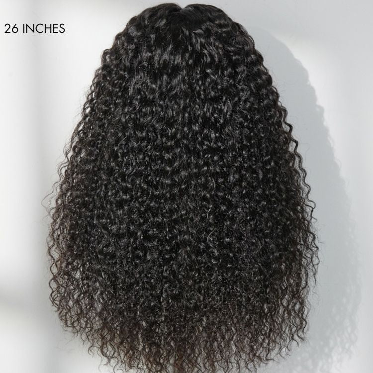 Glueless Curly T-Part Lace Human Hair Wig 250% Density | 10"-28"