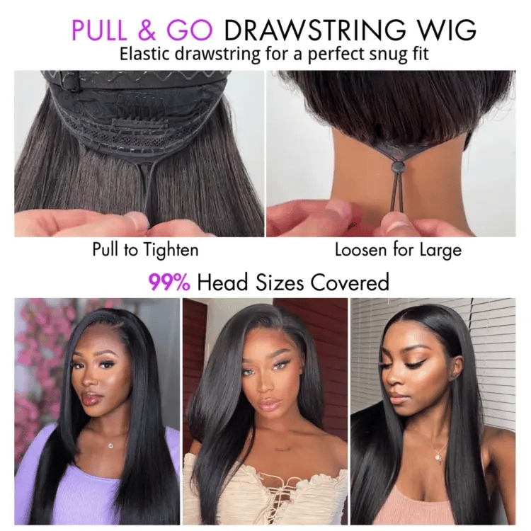 Glueless Curly T-Part Lace Human Hair Wig 250% Density | 10"-28"