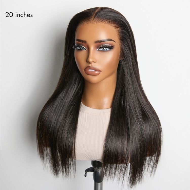 Glueless HD Lace Straight T-Part Lace Human Hair Wig 180% Density | 10"-28"