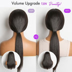 Glueless HD Lace Straight T-Part Lace Human Hair Wig 180% Density | 10"-28"