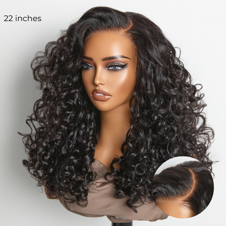 Glueless Layered T-Part Lace Human Hair Wig - Red 180% Density | 10"-28"