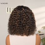 Glueless Water Wave T-Part Lace Human Hair Wig | 10"-28"