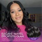 Glueless Loose Wave 5X5 Closure Human Hair Wig - Jet Black | 10"-28"