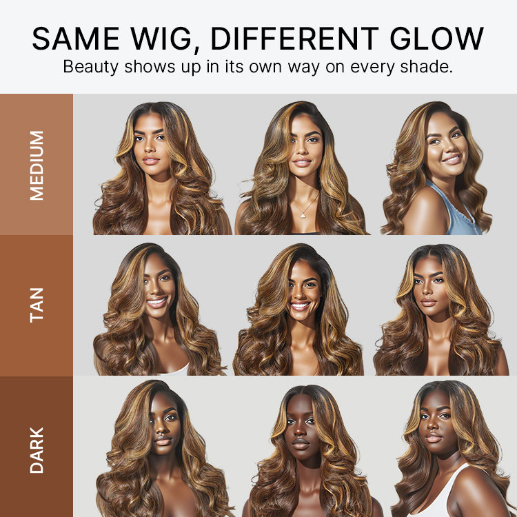 Glueless HD Lace Body Wave T-Part Lace Human Hair Wig - Red | 10"-28"