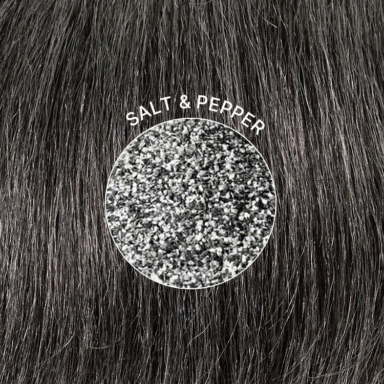 Glueless Loose Wave T-Part Lace Human Hair Wig - Grey | 8"-14"