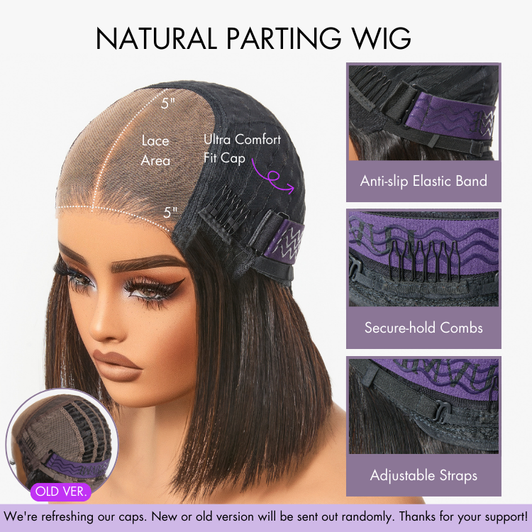 Glueless Water Wave T-Part Lace Human Hair Wig | 10"-28"