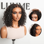 Glueless Braided T-Part Lace Human Hair Wig | 8"-14"