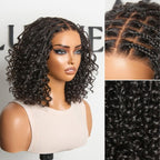 Glueless Curly T-Part Lace Human Hair Wig | 8"-14"