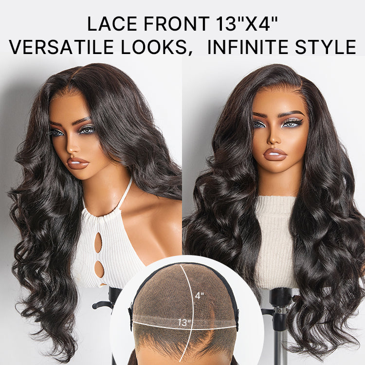 Glueless HD Lace Loose Wave T-Part Lace Human Hair Wig 250% Density | 10"-28"
