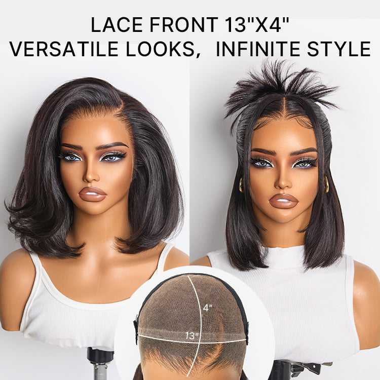 Glueless HD Lace Bob T-Part Lace Human Hair Wig | 8"-14"