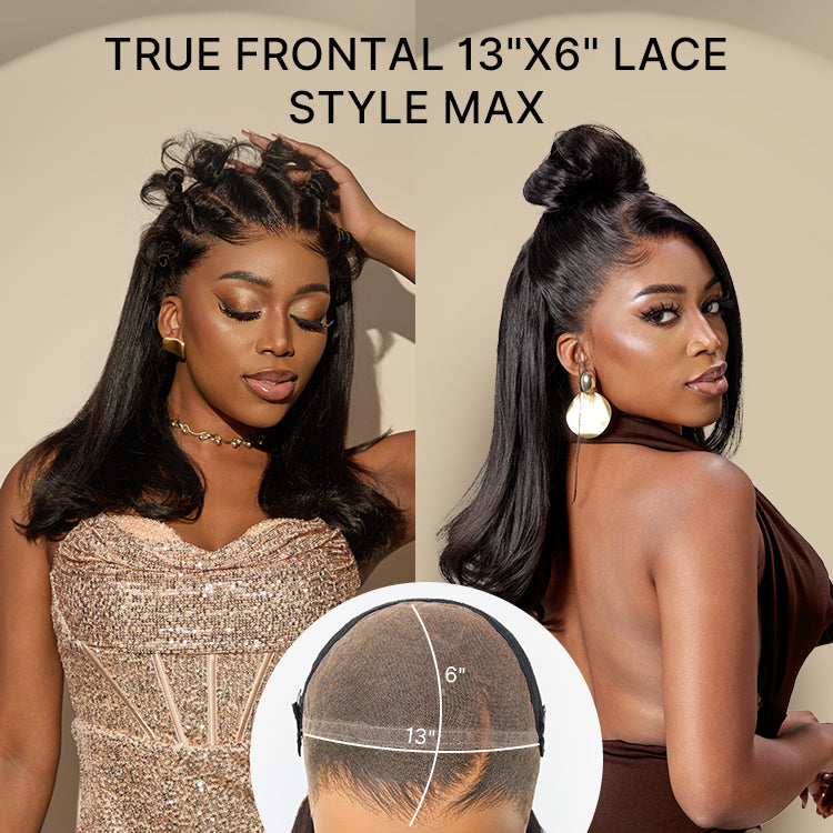 Glueless HD Lace Loose Wave T-Part Lace Human Hair Wig - Grey 200% Density | 10"-28"