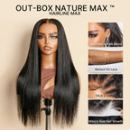 Glueless HD Lace Straight T-Part Lace Human Hair Wig 180% Density | 10"-28"