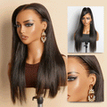 Glueless HD Lace Straight T-Part Lace Human Hair Wig 180% Density | 10"-28"
