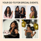 Glueless HD Lace Loose Wave T-Part Lace Human Hair Wig 250% Density | 10"-28"