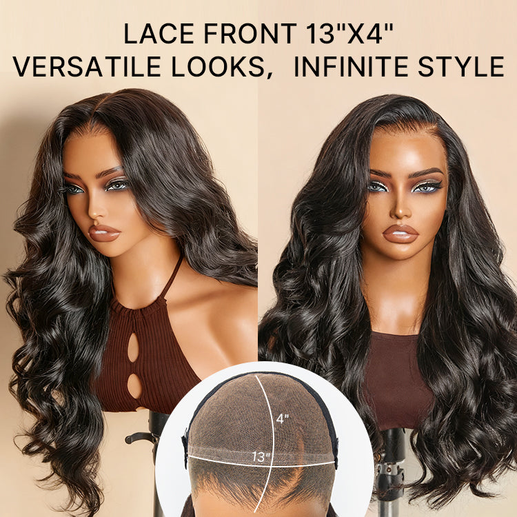 Glueless HD Lace Loose Wave T-Part Lace Human Hair Wig 250% Density | 10"-28"