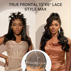 Glueless HD Lace Loose Wave T-Part Lace Human Hair Wig 250% Density | 10"-28"