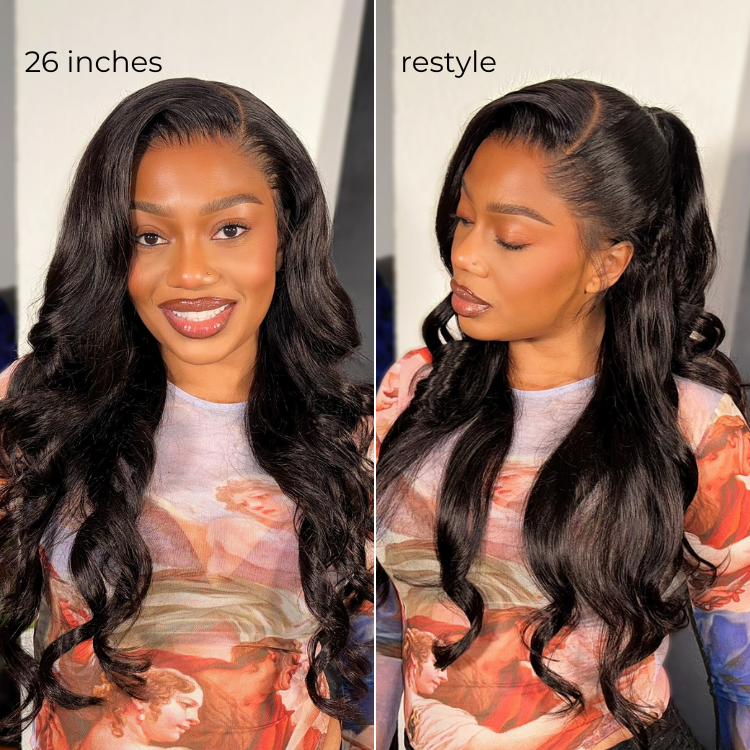 Glueless HD Lace Loose Wave T-Part Lace Human Hair Wig 200% Density | 10"-28"