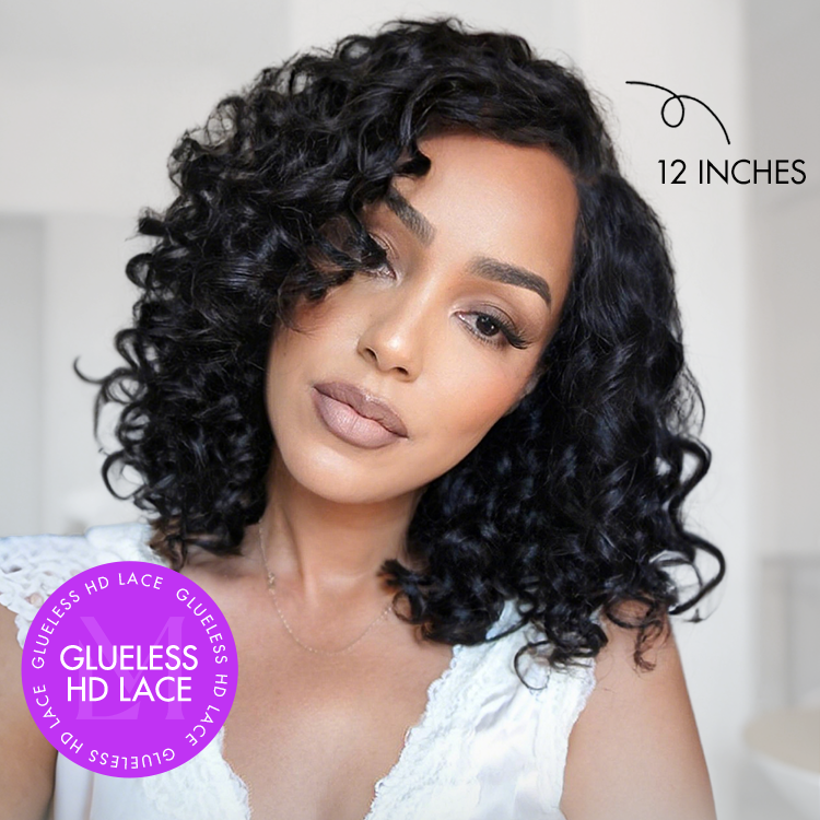 Glueless HD Lace Loose Wave T-Part Lace Human Hair Wig - Blonde | 10"-28"