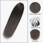 Straight Human Hair Wig | 10"-28"