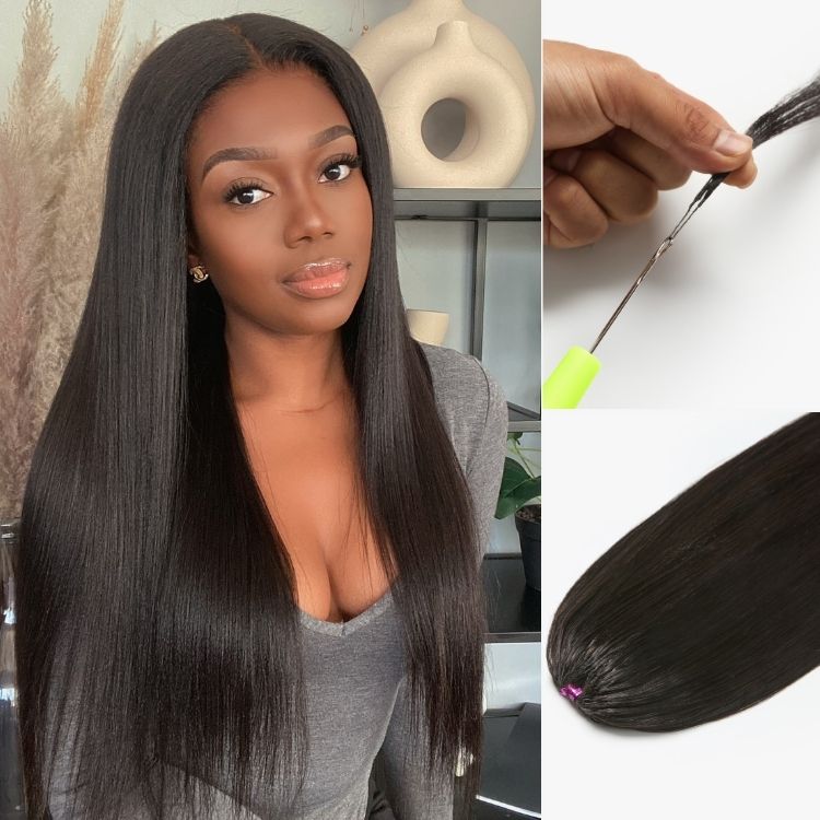 Straight Human Hair Wig | 10"-28"