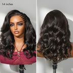 Glueless HD Lace Braided T-Part Lace Human Hair Wig | 10"-28"